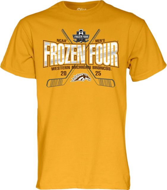 Western Michigan University Men's Hockey 2025 Frozen Four Short Sleeve T-Shirt
