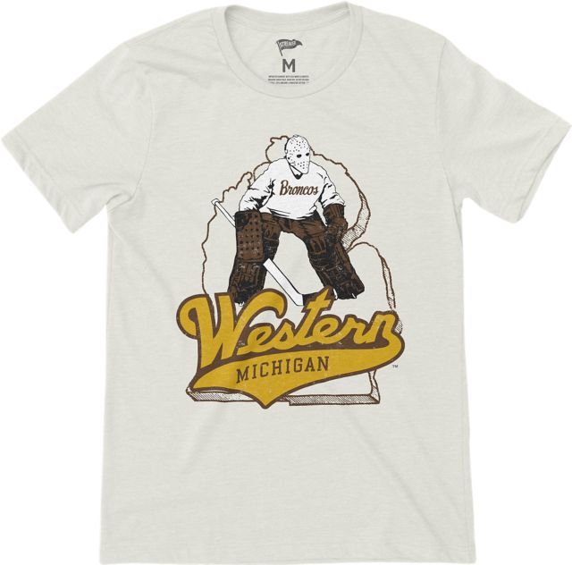 Western Michigan University Broncos Hockey Vault Short Sleeve T-Shirt