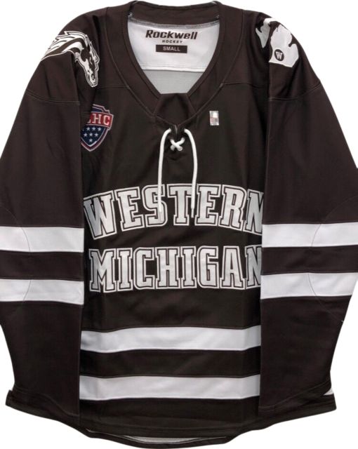 Western Michigan University Broncos Hockey Jersey | White | XLarge