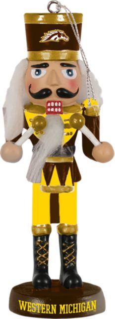 Western Michigan University Broncos Nutcracker Ornament