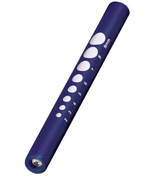 Disposable Penlight with Pupil Gauge