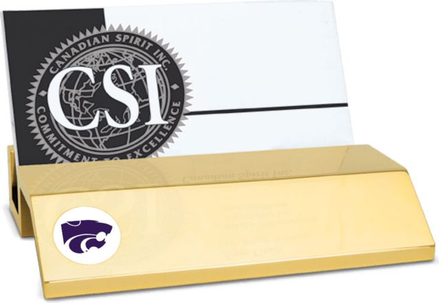 CSI Gold  Card Holder With  Colored Medallion - ONLINE ONLY