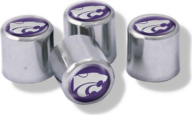 Kansas State University Wildcats 4-Pack Valve Stem Caps