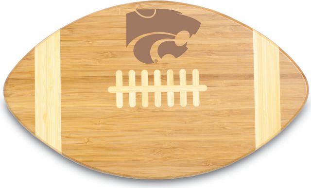 Kansas State University Touchdown Football Cutting Board - ONLINE ONLY