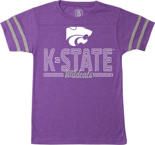 Kansas State University Wildcats Boys Backfield Short Sleeve T-Shirt