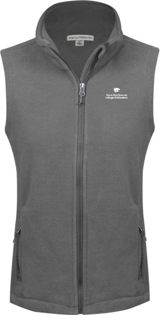 Kansas State University College of Education Women's Full Zip Fleece Vest