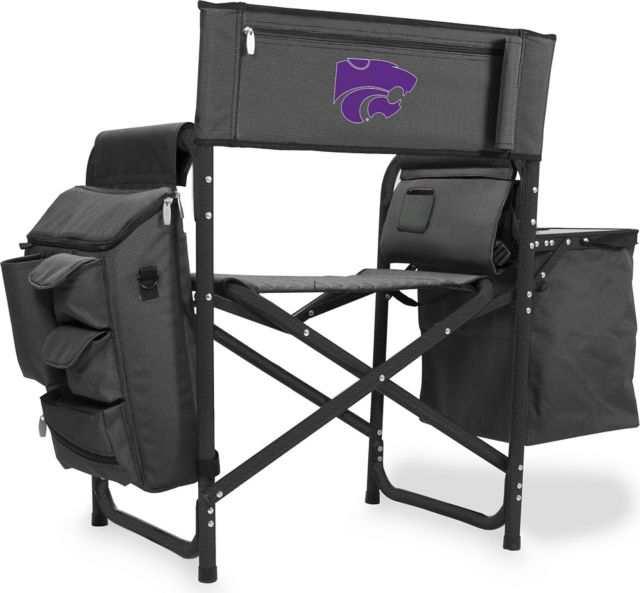 Kansas State University Backpack Chair With Cooler - ONLINE ONLY