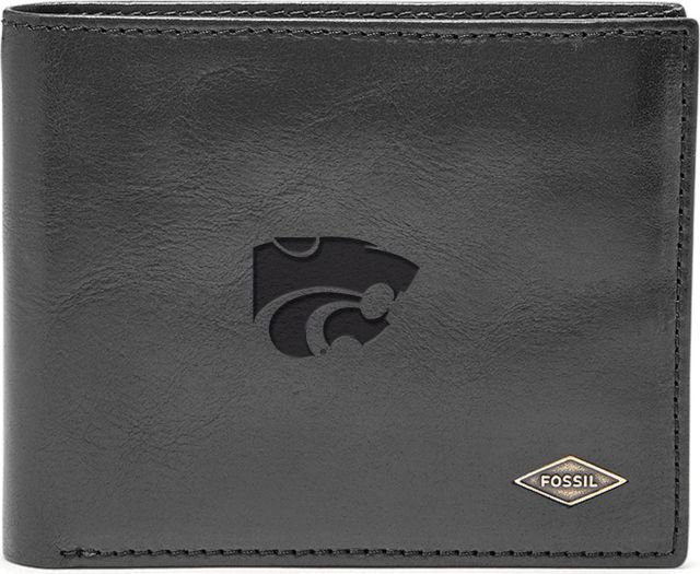 Fossil Leather Ryan RFID Flip ID Bifold - Black - ONLINE ONLY