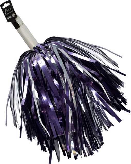 Kansas State University Short Stick Shimmer Pom
