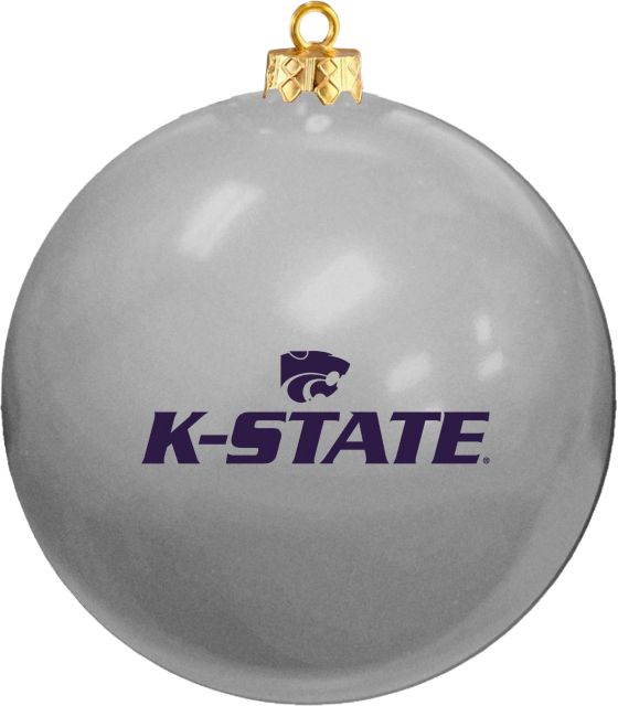 Kansas State University Wildcats Round Shatterproof Ornament