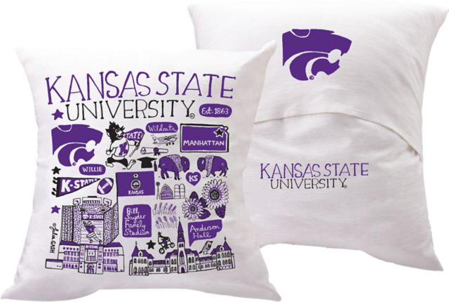Kansas State University 18'' x 18'' Pillow