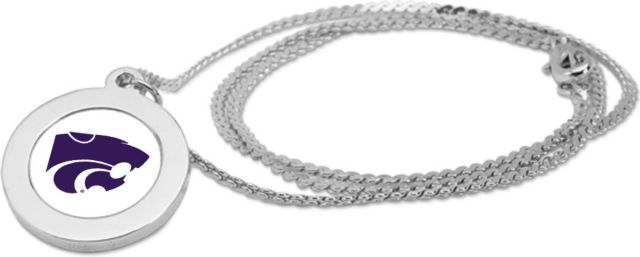 CSI Silver Pendant Necklace With Colored Medallian - ONLINE ONLY