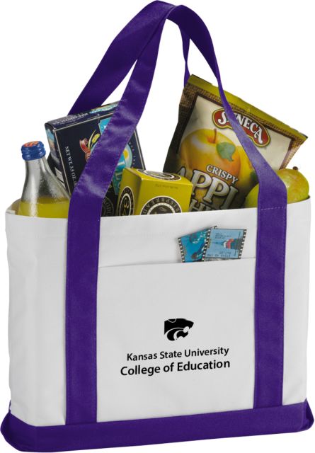 Kansas State University College of Education Canvas Tote
