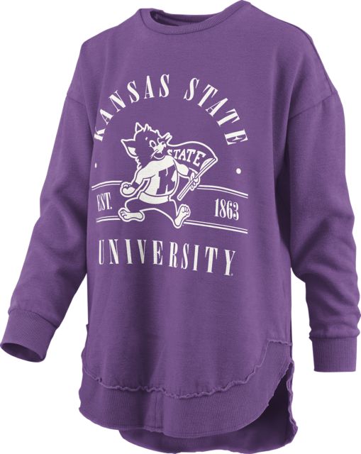Kansas State University Women's Oversized Crewneck Sweatshirt