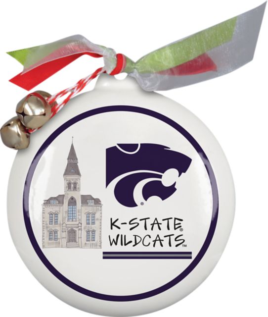 Kansas State University Puff Ornament
