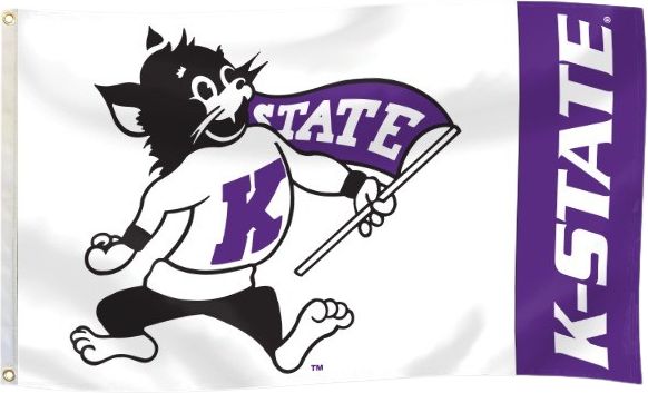 Kansas State University 3'x5' Flag