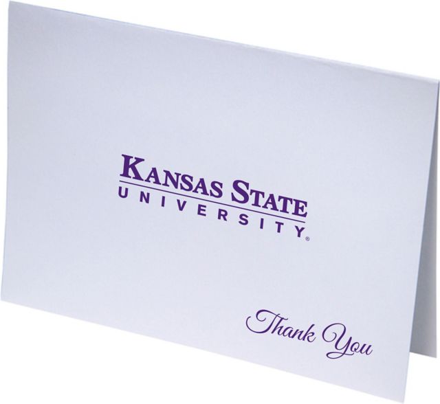 Kansas State University Thank You Notevards 10-Pack