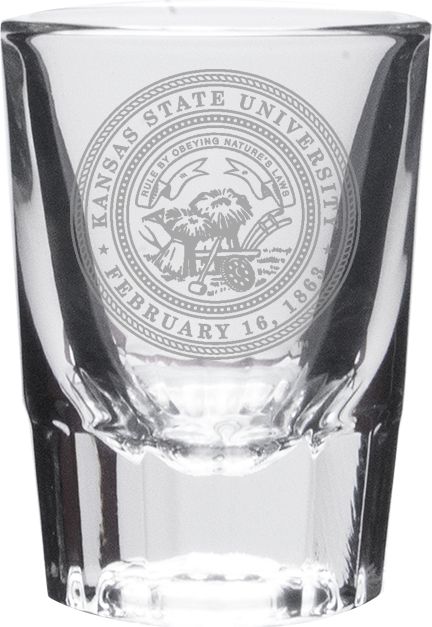Kansas State University Collector's Seal Glass