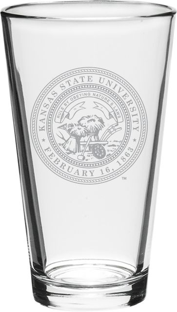 Kansas State University 16 oz. Wine Glass