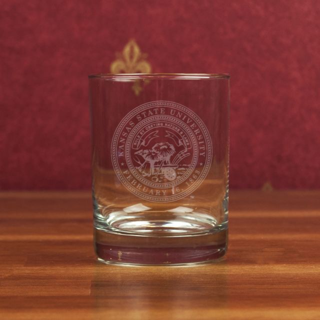 Kansas State University 14 oz. Glass