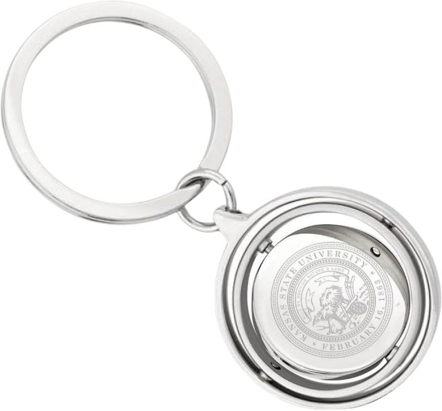 Kansas State University Gimball Keychain