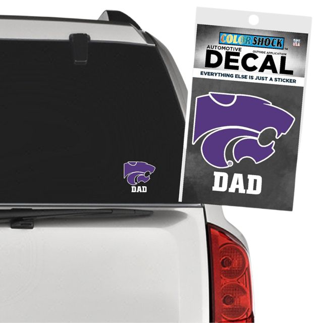 Kansas State University Wildcats Dad Decal