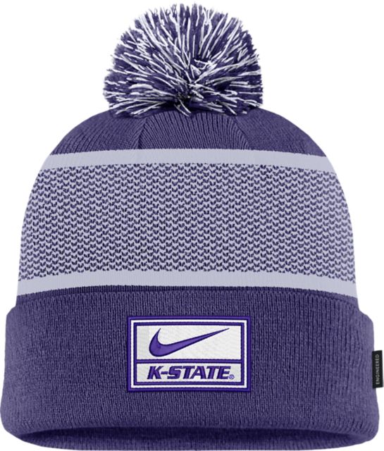 Kansas State University Youth Peak Cuff Pom Beanie