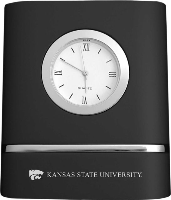Kansas State University Wildcats Desk Clock