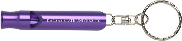 Kansas State University Whistle Keychain