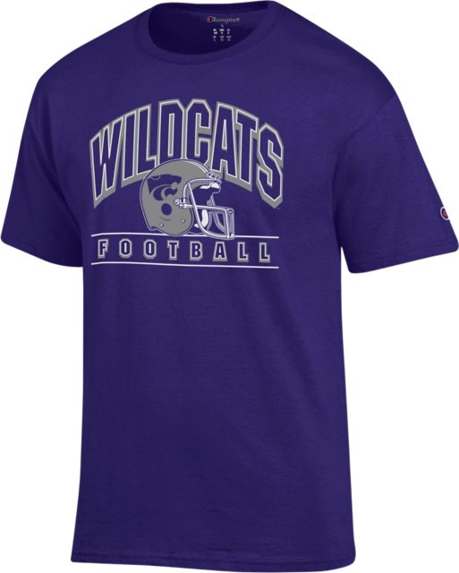 Kansas State University Wildcats Football Helmet Short Sleeve T-Shirt