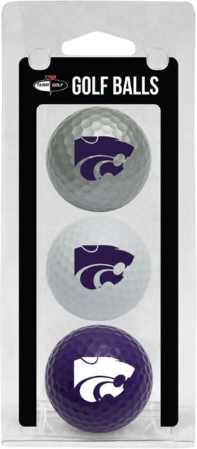 Kansas State University 3 Pack Golf Ball
