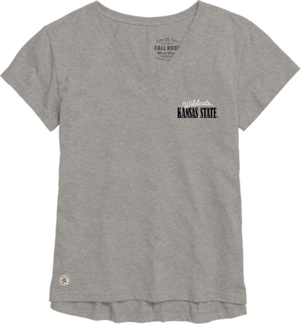 Kansas State University Womne's V-Neck Short Sleeve T-Shirt
