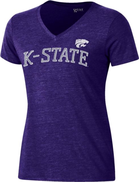 Kansas State University Women's Short Sleeve V-Neck T-Shirt