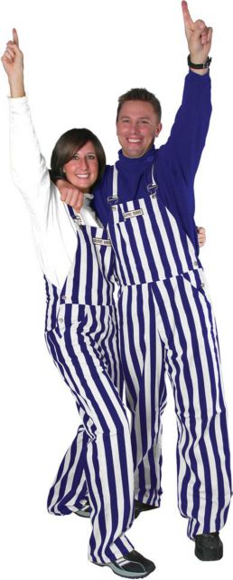 Kansas State University Stripe Game Bib Overalls