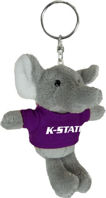 Kansas State University Plush Keychain