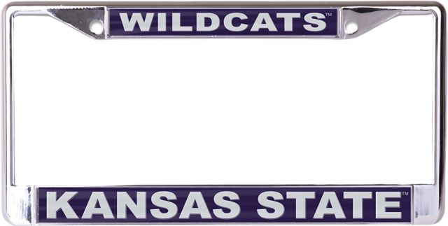 Kansas State University Wildcats License Plate Frame