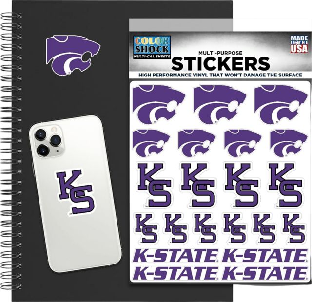 Kansas State University Wildcats Sticker Sheet
