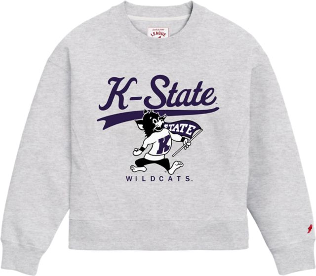 Kansas State University Wildcats Women's Boxy Crewneck Sweatshirt