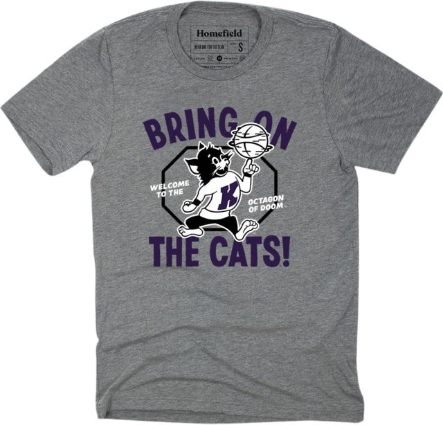 Kansas State University Wildcats Basketball Octogon of Doom Retro Short Sleeve T-Shirt