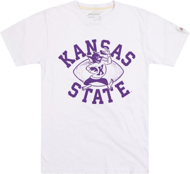 Kansas State University Wildcats Vintage Football Short Sleeve T-Shirt