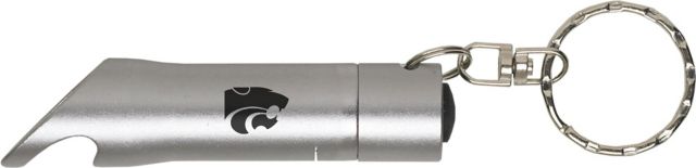 Kansas State University Keychain with Bottle Opener Flashlite