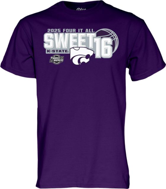 Kansas State University Women's Basketball 2025 Sweet 16 Short Sleeve T-Shirt