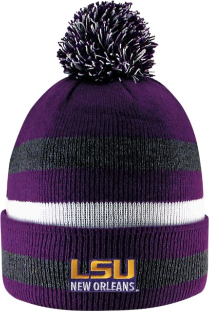 LSU New Orleans Cuff Pom Knit Hat