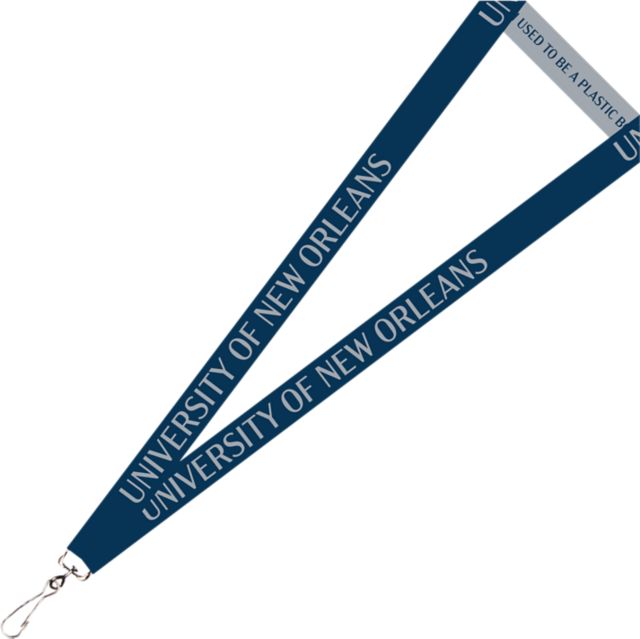 University of New Orleans Recycled Lanyard