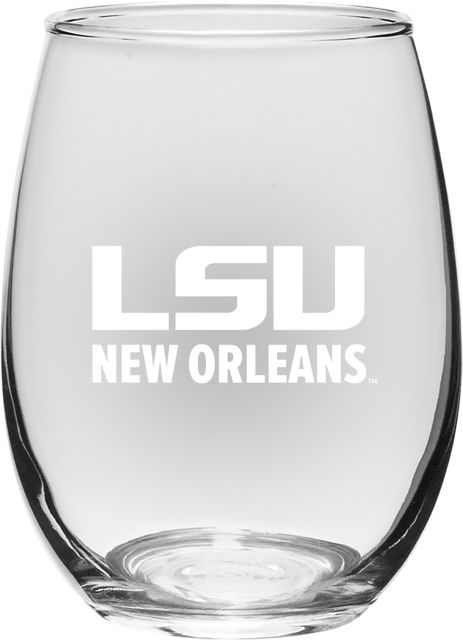LSU New Orleans 21 oz. Stemless Wine Glass
