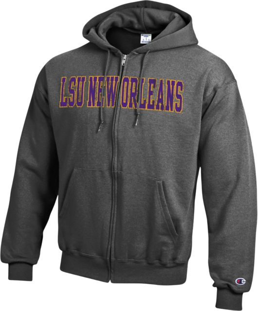 LSU New Orleans Full Zip Hooded Sweatshirt