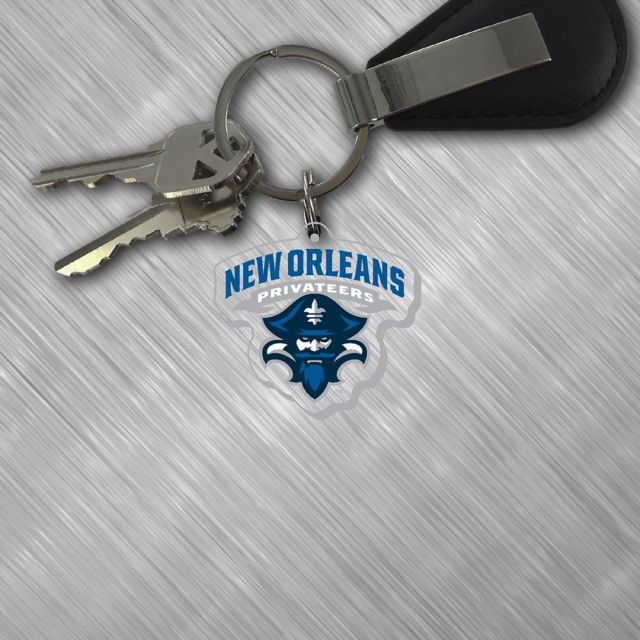 University of New Orleans Privateers Keychain