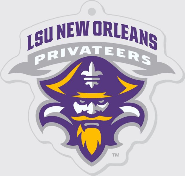 LSU New Orleans Privateers 3'' x 4'' Etched Plexiglass Ornament