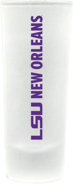 LSU New Orleans Frosted Collector's Glass