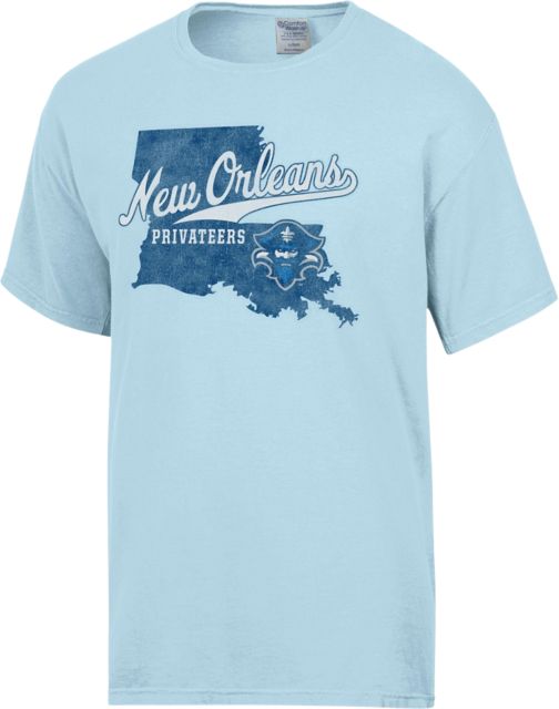 University of New Orleans Privateers Comfort Wash Garment Dyed T-Shirt